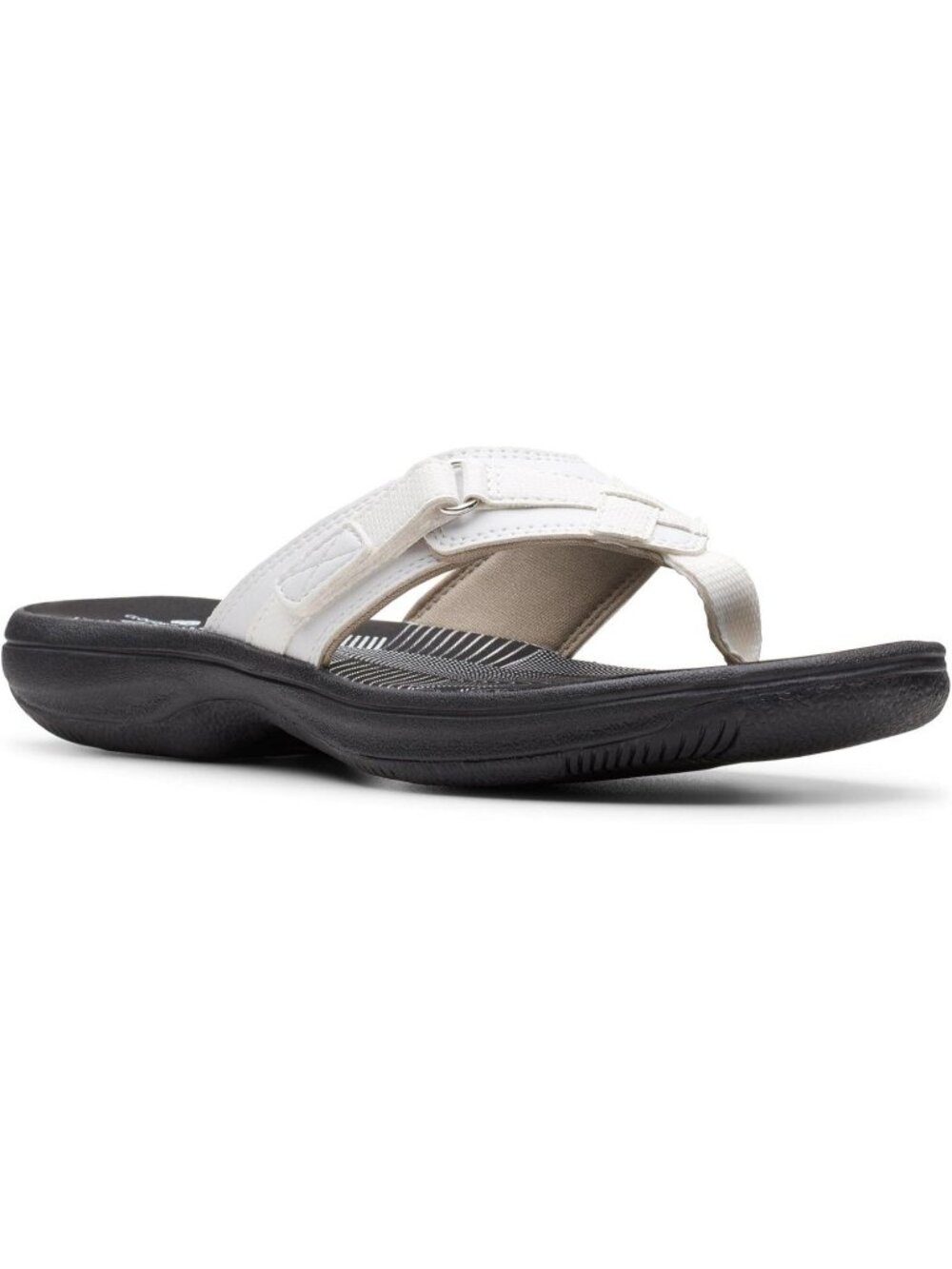 Women's Dark Brown Black Thong Open Toe Rubber Breeze Sea Flip-Flop Casual Shoes